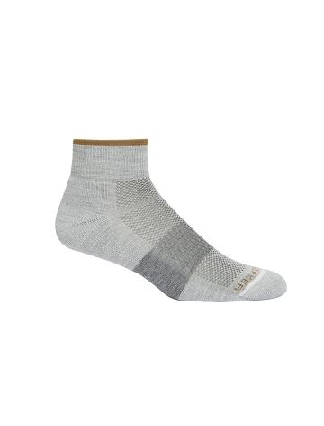 Pánské Ponožky Icebreaker Merino Multisport Light Mini Bílé Šedé | CZ 1915FDNM